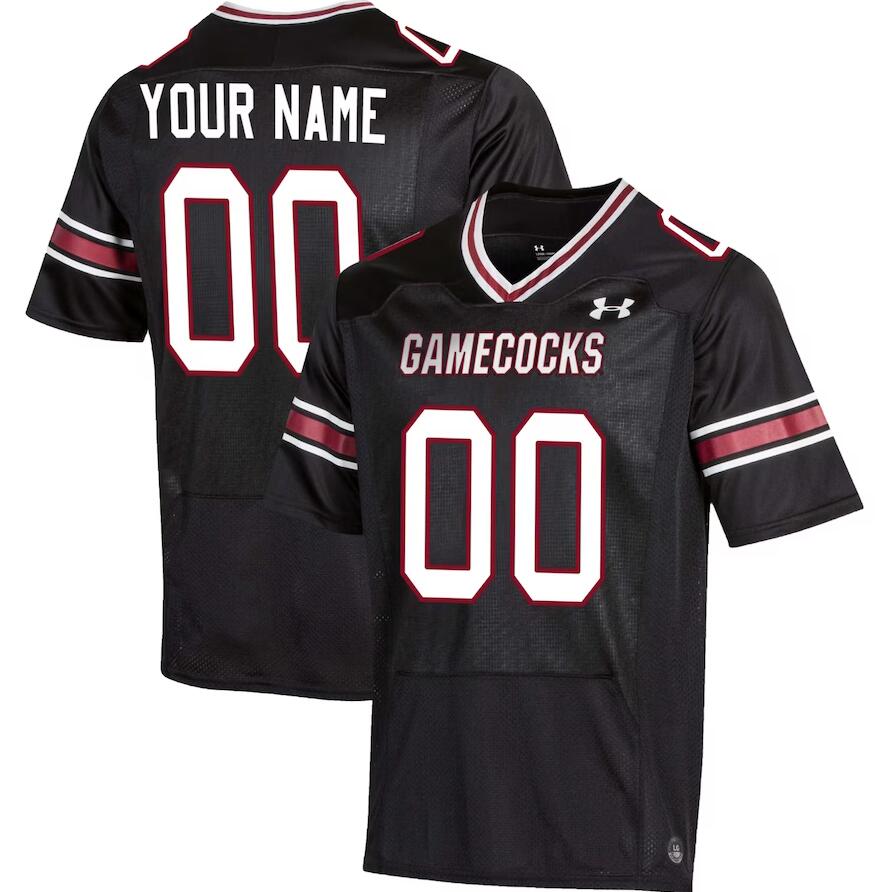 Custom South Carolina Gamecocks Name And Number College Football Jerseys Stitched-Black